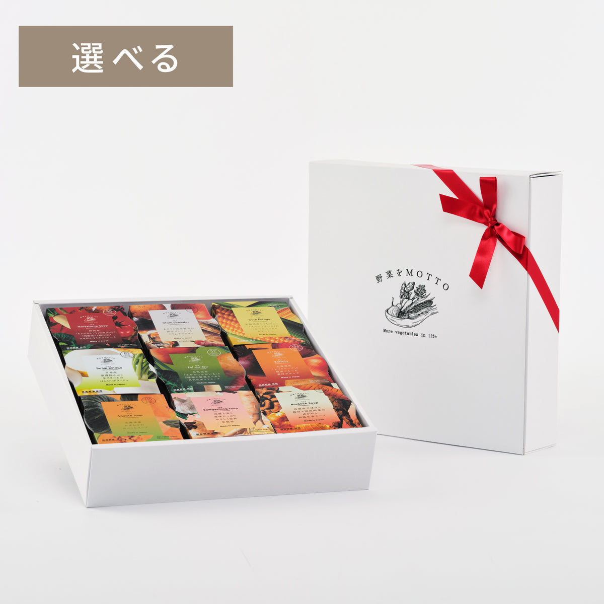 選べるスープ9個セット（リボンラッピング）